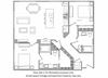 1 Bed J Floor plan 1 Bed J Floor plan at Cannery Park by Windsor, San Jose, CA
